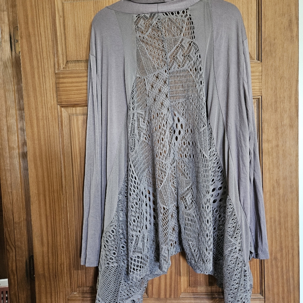 Unique lightweight lace cardigan